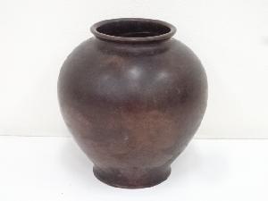 朱斑銅花瓶